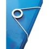 Leitz 3-Klappen-Mappe WOW PP A4, A4, Polypropylen (PP), Blau, Metallic, Hochformat, 150 Blatt, 235 mm