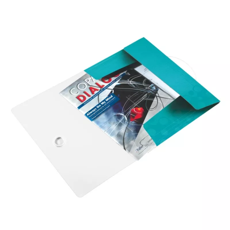 Leitz 3-Klappen-Mappe WOW PP A4, A4, Polypropylen (PP), Blau, Metallic, Hochformat, 150 Blatt, 235 mm
