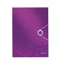 Leitz 3-Flap Folder WOW PP A4, A4, Polypropylen (PP), Metallic, Lila, Hochformat, 150 Blatt, 235 mm