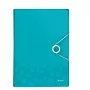 Leitz Projektmappe WOW PP, herkömmliche Mappe, A4, Polypropylen (PP), Türkis, 200 Blatt, 254 mm