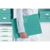 Leitz Projektmappe WOW PP, herkömmliche Mappe, A4, Polypropylen (PP), Türkis, 200 Blatt, 254 mm