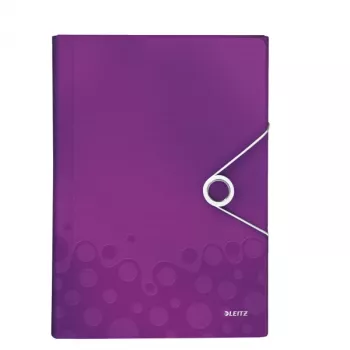 Leitz Projektmappe WOW PP, A4, Polypropylen (PP), Lila, 200 Blatt, 254 mm, 38 mm