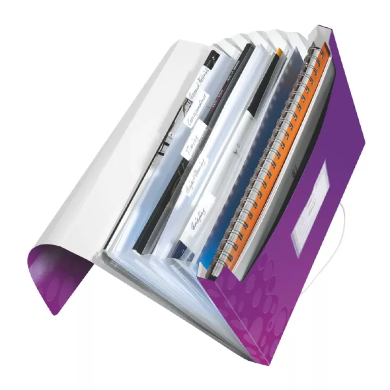 Leitz Projektmappe WOW PP, A4, Polypropylen (PP), Lila, 200 Blatt, 254 mm, 38 mm