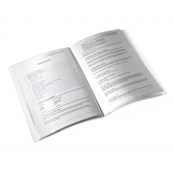 Leitz Display Book WOW PP 20 Hüllen, Blau, Metallic, Polyvinylchlorid (PVC), 20 Hüllen, A4, 231 mm, 13 mm