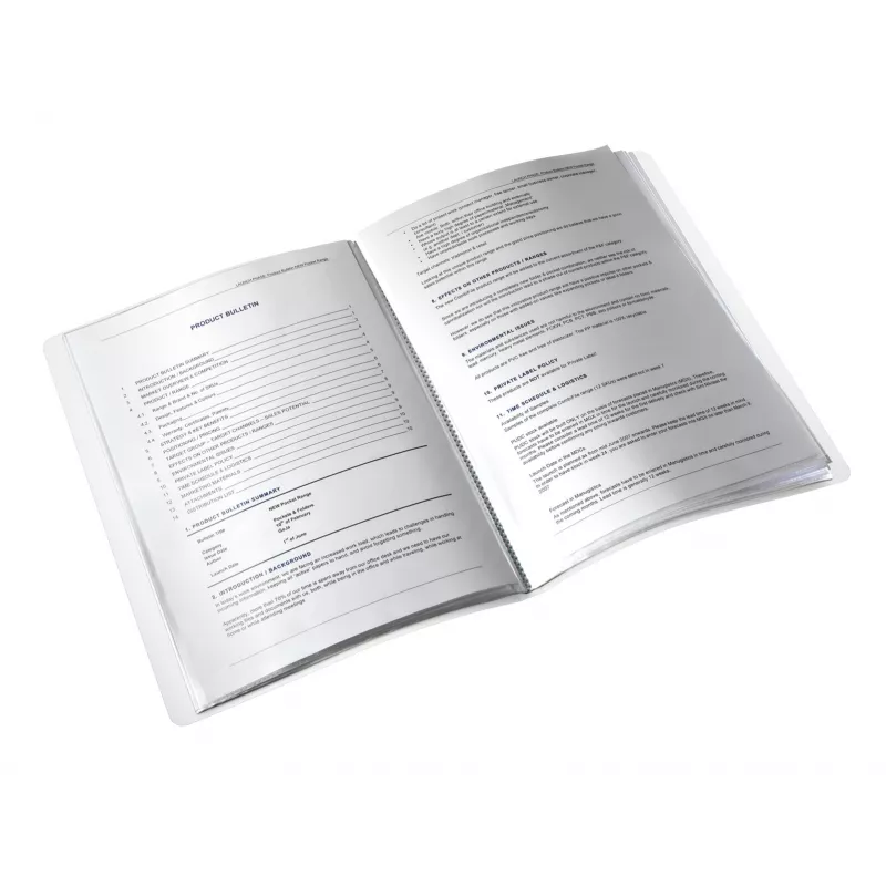 Leitz Display Book WOW PP 20 Hüllen, Blau, Metallic, Polyvinylchlorid (PVC), 20 Hüllen, A4, 231 mm, 13 mm