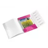 Leitz WOW PP Ringbuch mit 6 Tabs, A4, Polypropylen (PP), Metallic, Pink, 200 Blatt, 260 mm, 17 mm