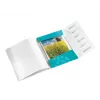 Leitz WOW PP Registerbuch, 6-teilig, A4, Polypropylen (PP), Blau, Metallic, 200 Blatt, 260 mm, 17 mm