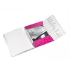 Leitz WOW Trennbuch aus PP, 12 Tabs, A4, Polypropylen (PP), Metallic, Pink, 200 Blatt, 265 mm, 17 mm