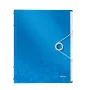 Leitz Registerbuch WOW PP 12 Tabs, A4, Polypropylen (PP), Blau, Metallic, 200 Blatt, 265 mm, 17 mm