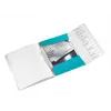 Leitz WOW Trennbuch aus PP, 12 Tabs, A4, Polypropylen (PP), Blau, Metallic, 200 Blatt, 265 mm, 17 mm