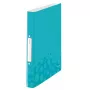 Leitz Ringbinder WOW PP A4 2RR/25mm, A4, Rundring, Polypropylen (PP), Blau, Metallic, Weiß, 190 Blatt