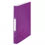 Leitz Ringbinder WOW PP A4 2RR/25mm, A4, Rundring, Polypropylen (PP), Metallic, Violett, Weiß, 190 Blatt