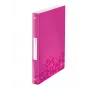 Leitz WOW Ringbuch, A4, Polypropylen (PP), Metallic, Pink, 200 Blatt, 2,5 cm, 257 mm