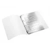 Leitz WOW Ringbuch, A4, Polypropylen (PP), Metallic, Pink, 200 Blatt, 2,5 cm, 257 mm
