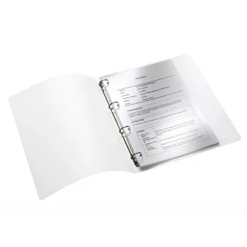 Leitz WOW Ringbuch, A4, Polypropylen (PP), Metallic, Pink, 200 Blatt, 2,5 cm, 257 mm