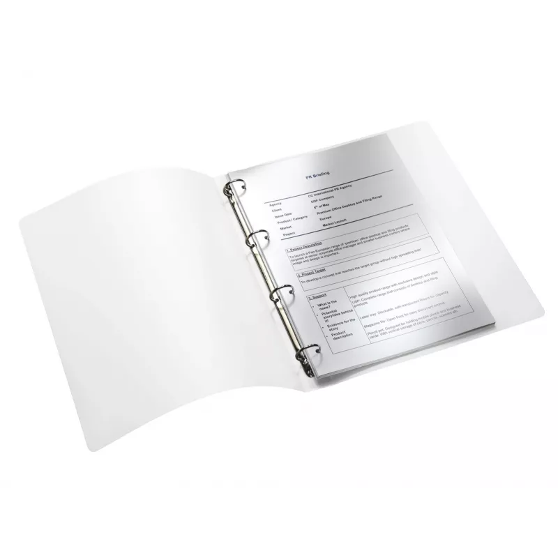 Leitz WOW Ringbuch, A4, Polypropylen (PP), Metallic, Pink, 200 Blatt, 2,5 cm, 257 mm