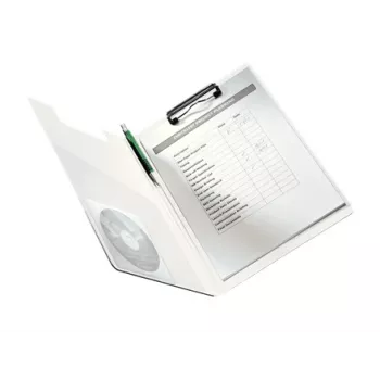 Leitz Klemmbrett mit Abdeckung WOW, A4, Polyfoam, Blau, 75 Blatt, 1 Tasche, 230 mm