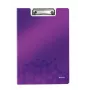 Leitz Klemmbrett mit Deckel WOW, A4, Polyfoam, Lila, 75 Blatt, 1 Tasche, 230 mm