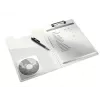 Leitz Klemmbrett mit Deckel WOW, A4, Polyfoam, Lila, 75 Blatt, 1 Tasche, 230 mm