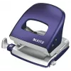 Leitz Hole Punch Style NeXXt, 2-Loch 30 Blatt Metall, 30 Blatt, Blau, 8 cm, A6, 380 g, 107 x 100 x 137 mm