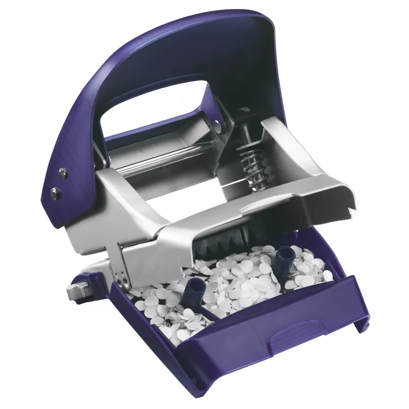 Leitz Hole Punch Style NeXXt, 2-Loch 30 Blatt Metall, 30 Blatt, Blau, 8 cm, A6, 380 g, 107 x 100 x 137 mm