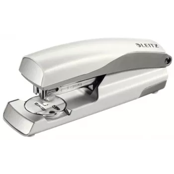 Leitz NeXXt Heftgerät Style, 30 Blatt Metall, 30 Blatt, Silber, Weiß, P3, Metall, Kunststoff, 80 g/m², Oben