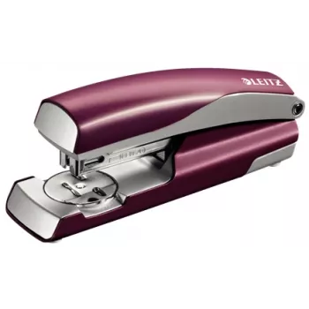 Leitz NeXXt Style Tacker, 30 Blatt Metall, 30 Blatt, Rot, Silber, 24/6, Metall, Kunststoff, 80 g/m², Oben