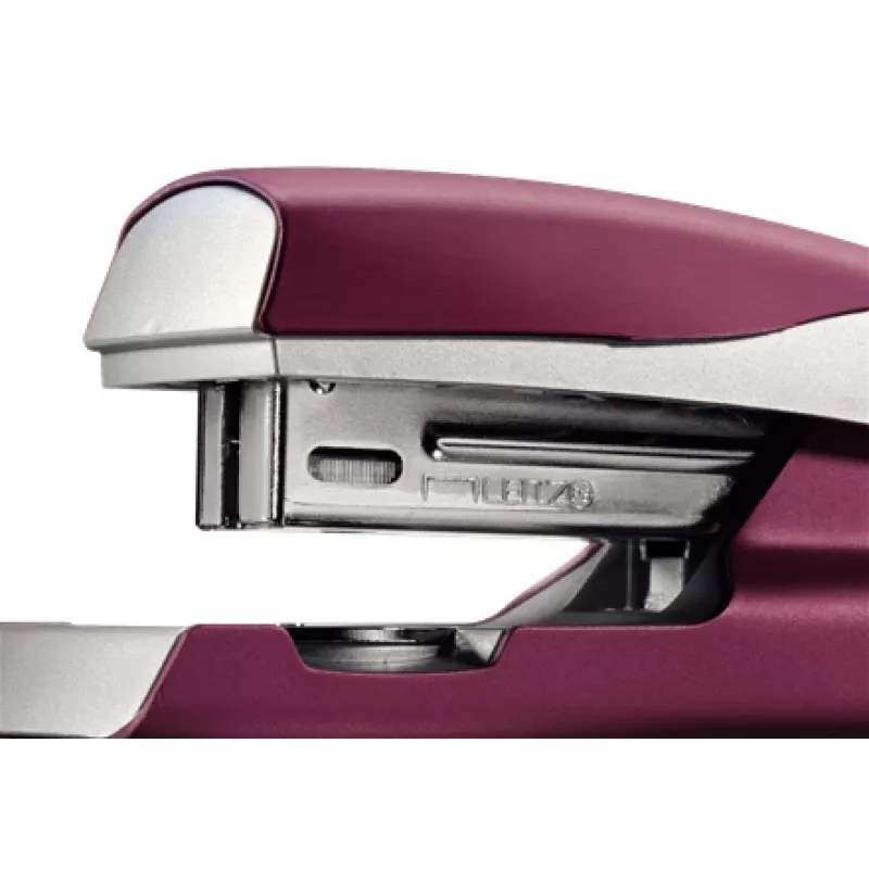 Leitz NeXXt Style Tacker, 30 Blatt Metall, 30 Blatt, Rot, Silber, 24/6, Metall, Kunststoff, 80 g/m², Oben