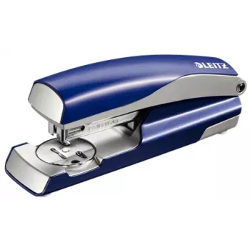 Leitz NeXXt Tacker Style, 30 Blatt Metall, 30 Blatt, Blau, Silber, 26/6, Metall, Kunststoff, 80 g/m², Oben