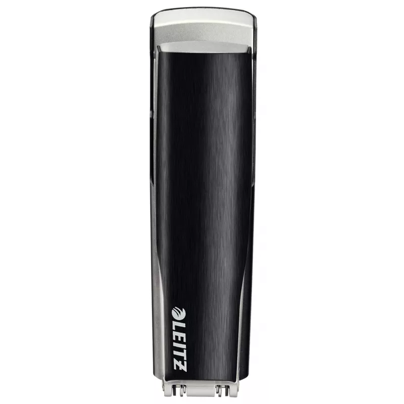 Leitz NeXXt Heftgerät Style, 30 Blatt Metall, 30 Blatt, Schwarz, Silber, P3, Metall, Kunststoff, 80 g/m², Oben