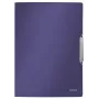 Leitz 3-Klappen-Mappe Style PP A4, A4, Polypropylen (PP), Blau, 150 Blatt, 80 g/m², Gummiband