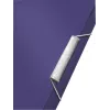 Leitz 3-Klappen-Mappe Style PP A4, A4, Polypropylen (PP), Blau, 150 Blatt, 80 g/m², Gummiband