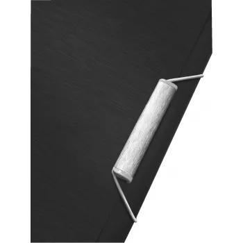 Leitz 3-Flap Folder Style PP A4, A4, Polypropylen, Schwarz, 150 Blatt, 80 g/m², Gummiband
