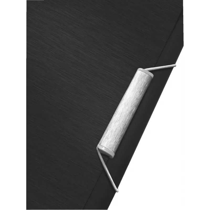 Leitz 3-Flap Folder Style PP A4, A4, Polypropylen, Schwarz, 150 Blatt, 80 g/m², Gummiband
