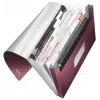 Leitz Erweiterbare Konzertina-Projektmappe aus PP, A4, Polypropylen (PP), Rot, 250 Blatt, 80 g/m², 6 Fächer