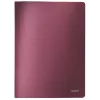 Leitz Sichtbuch Style PP 20 Seiten, Rot, Polyvinylchlorid (PVC), 20 Fächer, A4, 231 mm, 13 mm