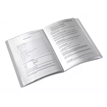 Leitz Präsentationsbuch Style PP 40 Seiten, Weiß, Polyvinylchlorid (PVC), 40 Taschen, A4, 233 mm, 16 mm