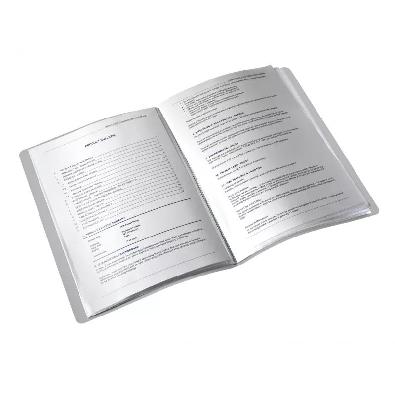 Leitz Sichtbuch Style PP 40 Hüllen, Rot, Polyvinylchlorid (PVC), 40 Hüllen, A4, 233 mm, 16 mm