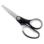 Leitz Titanium Qualitätsschere 150 mm, Erwachsene, gerader Schnitt, Einzeln, Schwarz, Metallic, Edelstahl, Titan