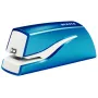 Leitz NeXXt Heftgerät batteriebetrieben WOW 5566, 10 Blatt, 1 cm, Kunststoff, Blau, Weiß, Batterie, 50 mm