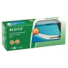 Leitz NeXXt Heftgerät batteriebetrieben WOW 5566, 10 Blatt, 1 cm, Kunststoff, Blau, Weiß, Batterie, 50 mm