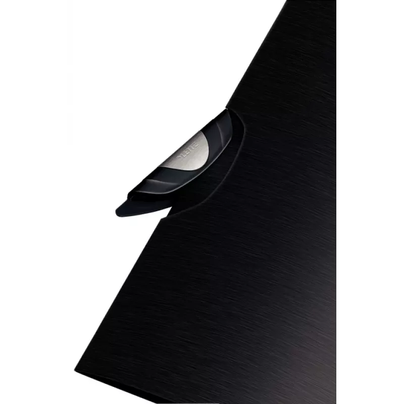 Leitz Klemmhefter Style ColorClip Professional, A4, Polypropylen (PP), Schwarz, 40 Blatt, 80 g/m², 222 mm