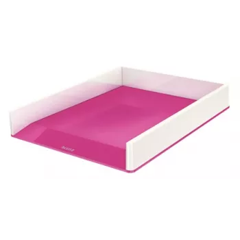 Leitz Briefablage WOW Dual Colour, Kunststoff, Metallic, Pink, A4, 267 mm, 336 mm, 49 mm