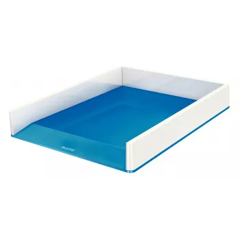 Leitz Briefablage WOW Dual Colour, Kunststoff, Blau, Metallic, A4, 267 mm, 336 mm, 49 mm
