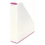 Leitz Zeitschriftensammler WOW Dual Colour, Pink, Weiß, Kunststoff, A4, 272 mm, 318 mm, 430 g