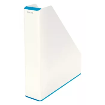 Leitz Zeitschriftensammler WOW Dual Colour, Blau, Weiß, Kunststoff, A4, 272 mm, 318 mm, 430 g