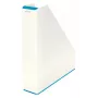 Leitz Zeitschriftensammler WOW Dual Colour, Blau, Weiß, Kunststoff, A4, 272 mm, 318 mm, 430 g