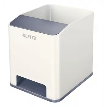 Leitz Sound Pen Holder WOW, Weiß, Polystyrol, 90 mm, 101 mm, 100 mm, 140 g