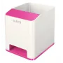 Leitz Sound Pen Holder WOW, Pink, Weiß, Polystyrol, 90 mm, 101 mm, 100 mm, 140 g
