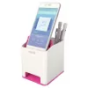 Leitz Sound Pen Holder WOW, Pink, Weiß, Polystyrol, 90 mm, 101 mm, 100 mm, 140 g